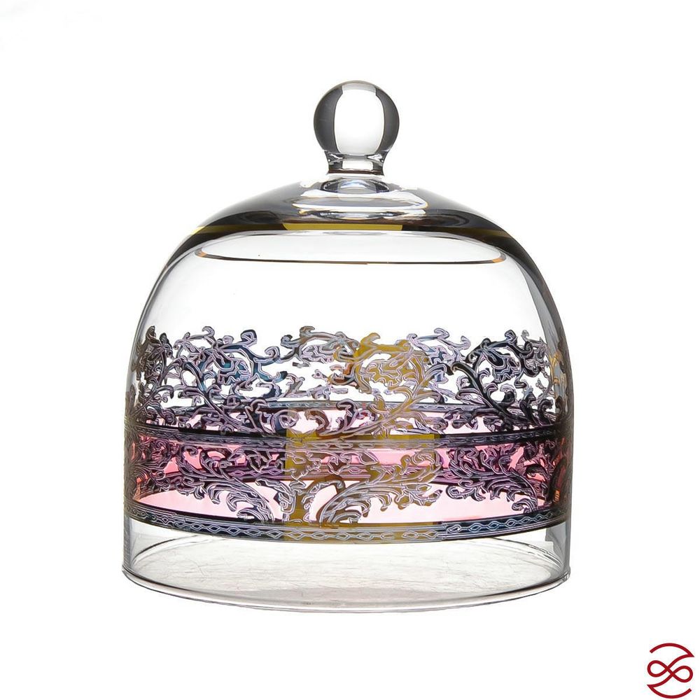 Тортница с крышкой GOLD TIMON д.12 см, в.22 см