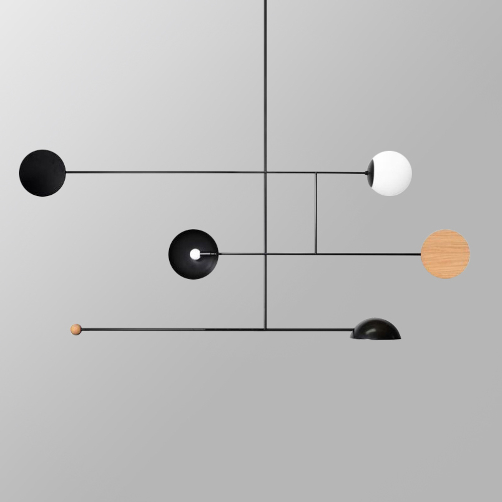 Ceiling design lamp Astro Mobile by Stuff ( 1 lampshade ,  Option А )