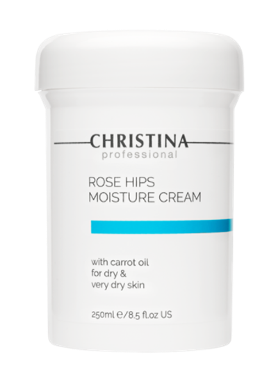 ROSE HIPS MOISTURE CREAM with Carrot Oil for dry and very dry skin