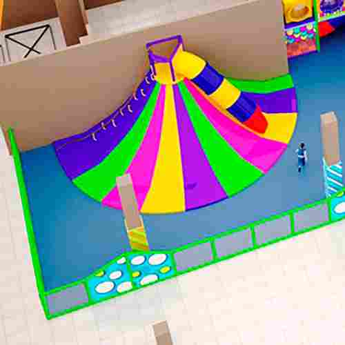 Горка скалодром «Радужные приключения» 8×7×3,8 м