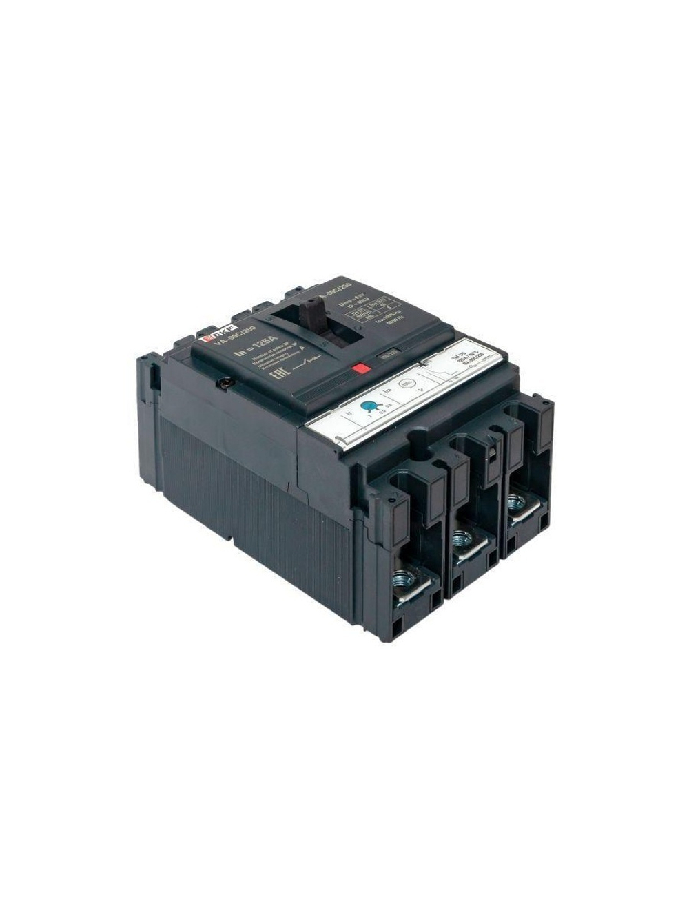 Выключатель автоматический 3п 250/125А 45кА ВА-99C Compact NS PROxima EKF mccb99C-250-125