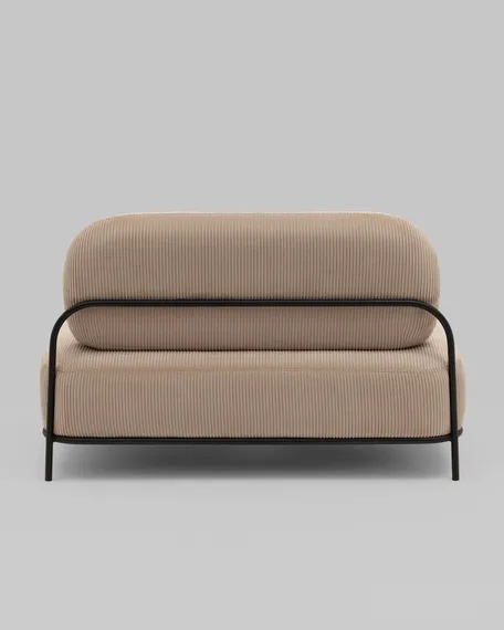 Диван Midnight бежевый вельвет