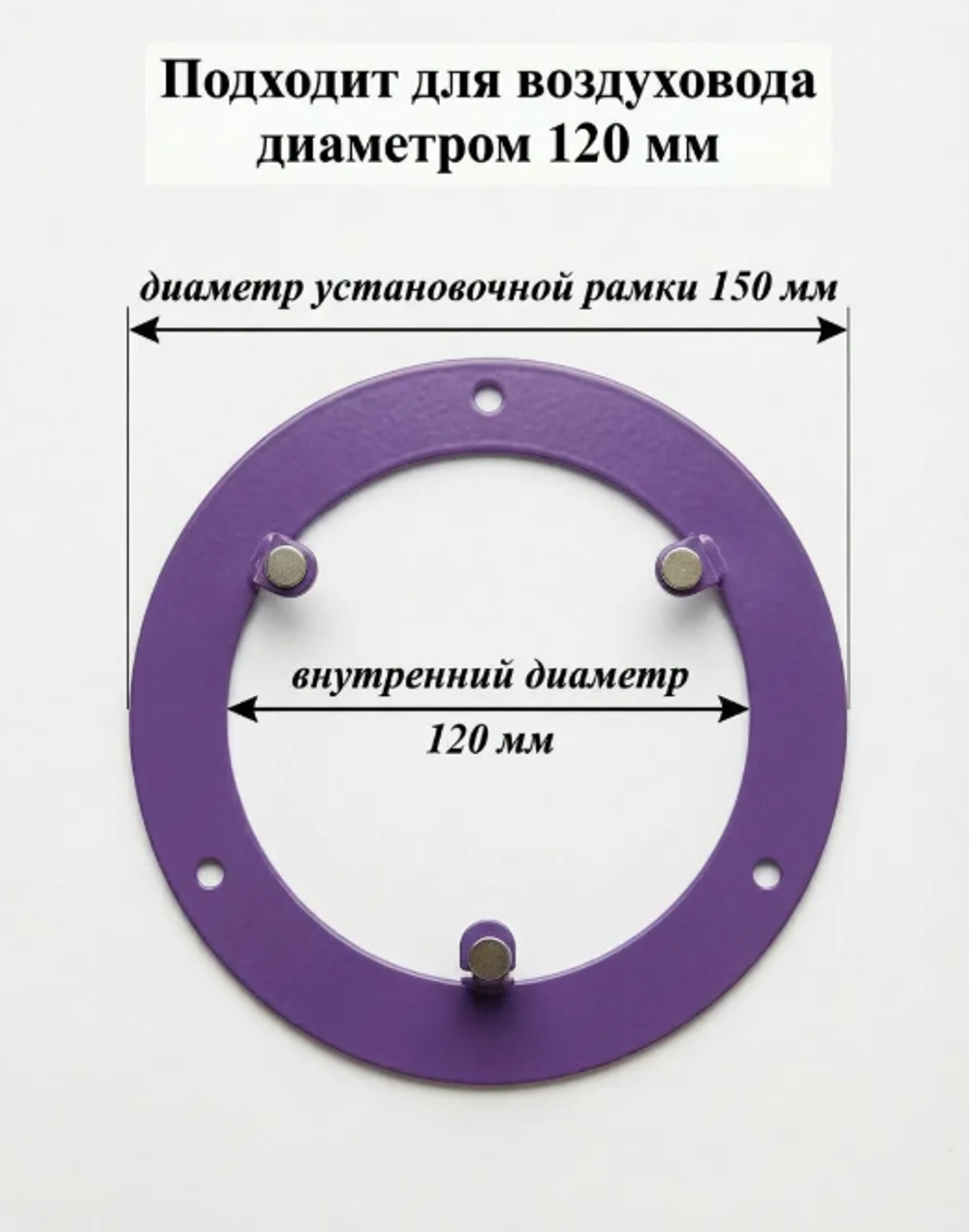Вентиляционная Решетка РДК 120 Ежевика