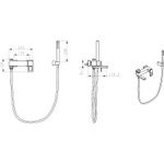 Смеситель для ванны Boheme Q 143-BG.2