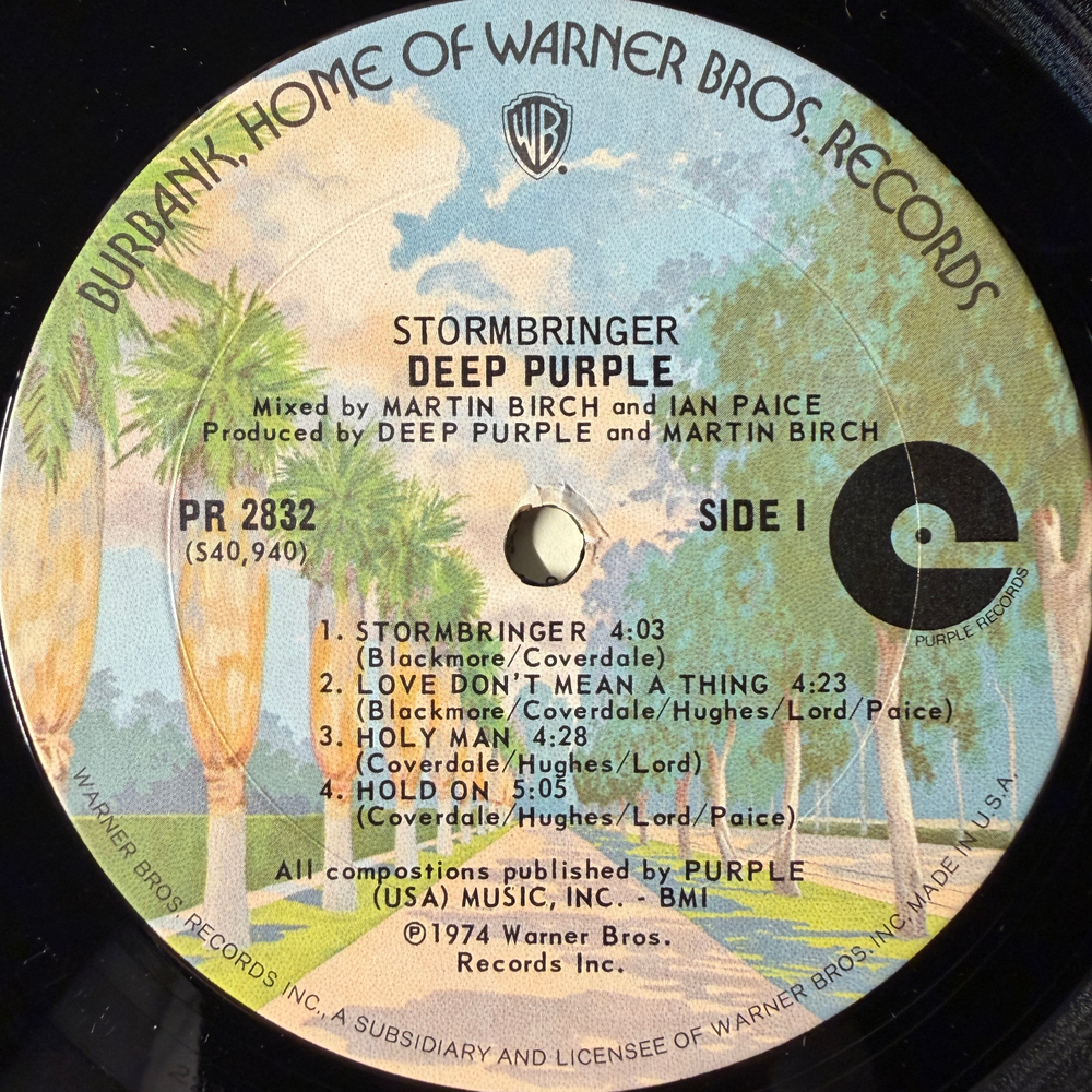 Deep Purple ‎– Stormbringer (США 1974г.)