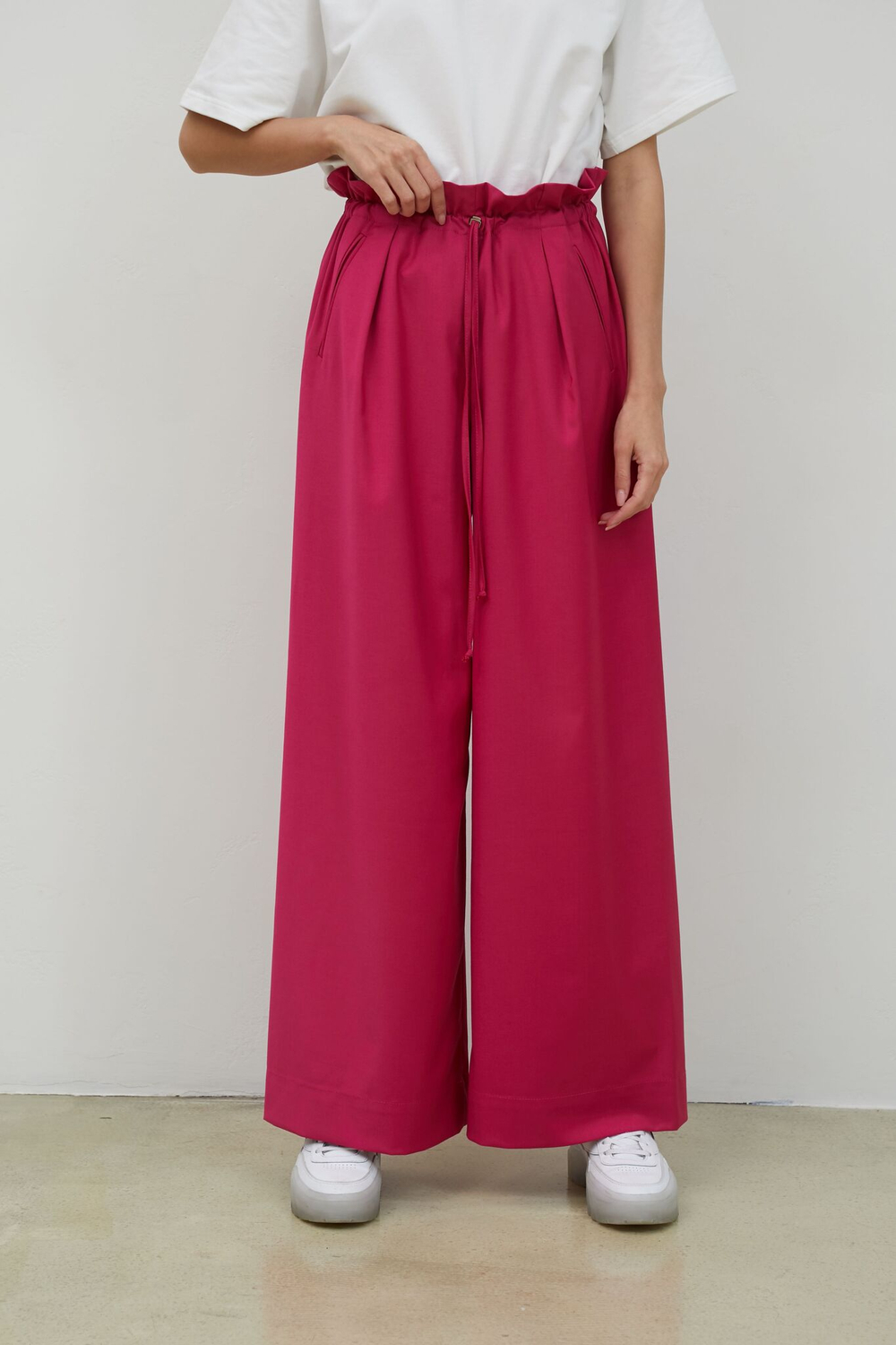 Брюки палаццо (с шерстью)