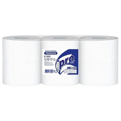 Туалетная бумага PROtissue "PREMIUM" Артикул С352, 215м, 6 рулонов.