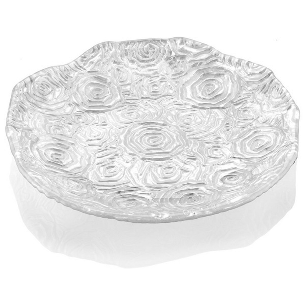 Тарелка закусочная IVV Розето 22см белый перламутр