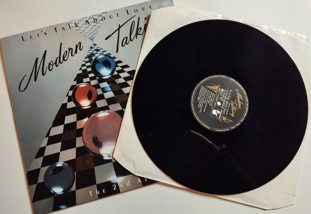 Винтажная виниловая пластинка LP Modern Talking Lets Talk About Love (The 2nd Album) (Germany 1985)