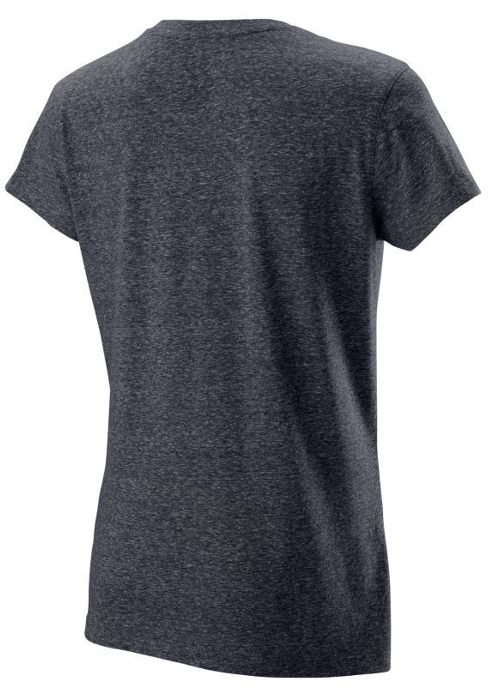 Женская футболка теннисная Wilson W Script Tech Tee II - ebony heather