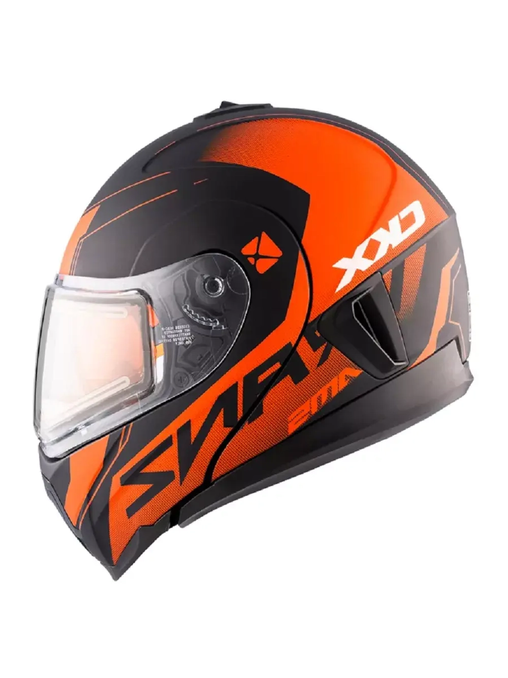 Шлем CKX TRANZ 1,5 Ams DL+EDL Caliber Matt orange M