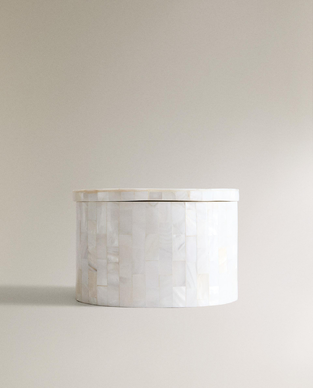 Zara Home коробка для хранения, камень, светло-бежевый