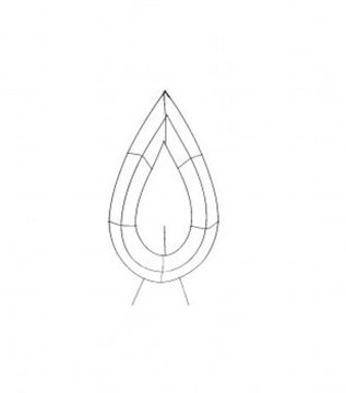 Ритуальный каркас-капля 3 ВО (1080*550)