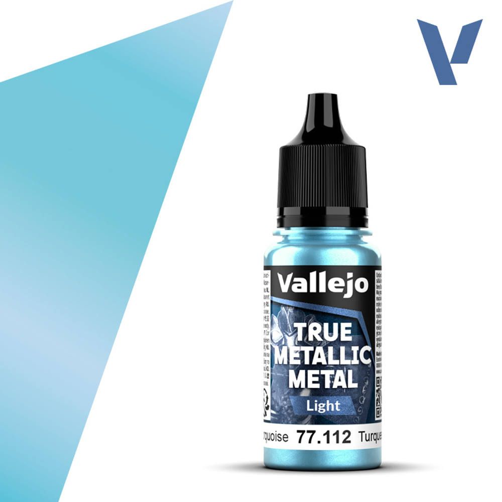 Vallejo True Metallic Metal - Hydra Turquoise (Light)