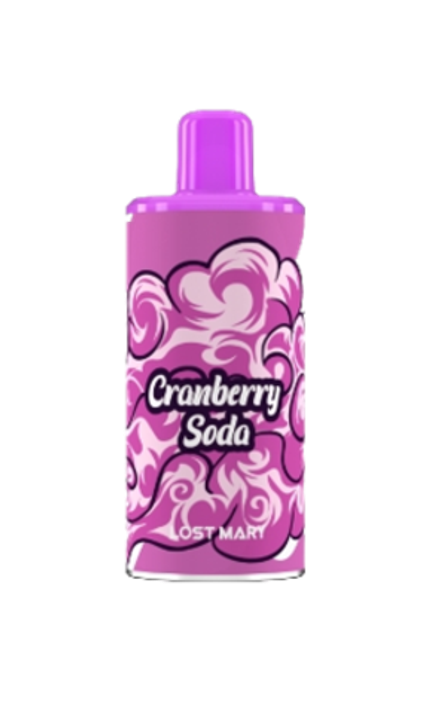 Картридж Lost mary Psyper 2500 Cranberry soda (Клюквенный лимонад) (в пачке 1шт) 6мл 20мг Hard (2% Hard)