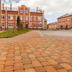 Тротуарная плитка КЛАССИКО - Листопад гранит Саванна, комплект из 2 видов плит