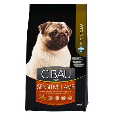 Farmina Cibau Mini Sensitive Lamb - сухой корм для собак мелких пород с чувствительной кожей и шерстью (ягненок)