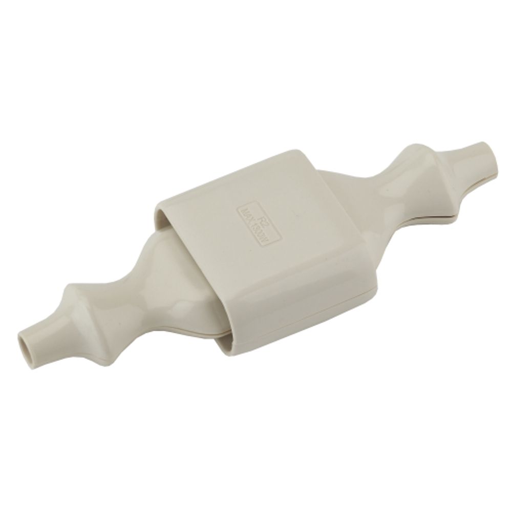 Розетка ЭРА R2 кабельная без заземления 10A прямой ввод белая