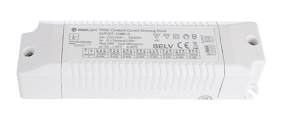 Драйвер Deko-Light Triac Multi CC EUP20T-1HMC-0 9-40V 20W IP20 0,35-0,7A 862141