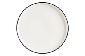 Тарелка d=220 мм. Линеа Черный, форма Хюгге Bonna /1/6/558/
