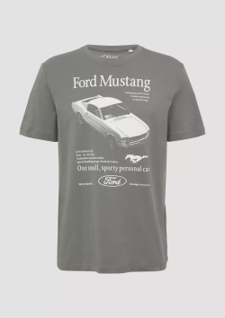 Хлопковая футболка с принтом Ford® s.Oliver
