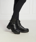 Кожаные ботильоны Guess - черный(FL8VDA ELE10)