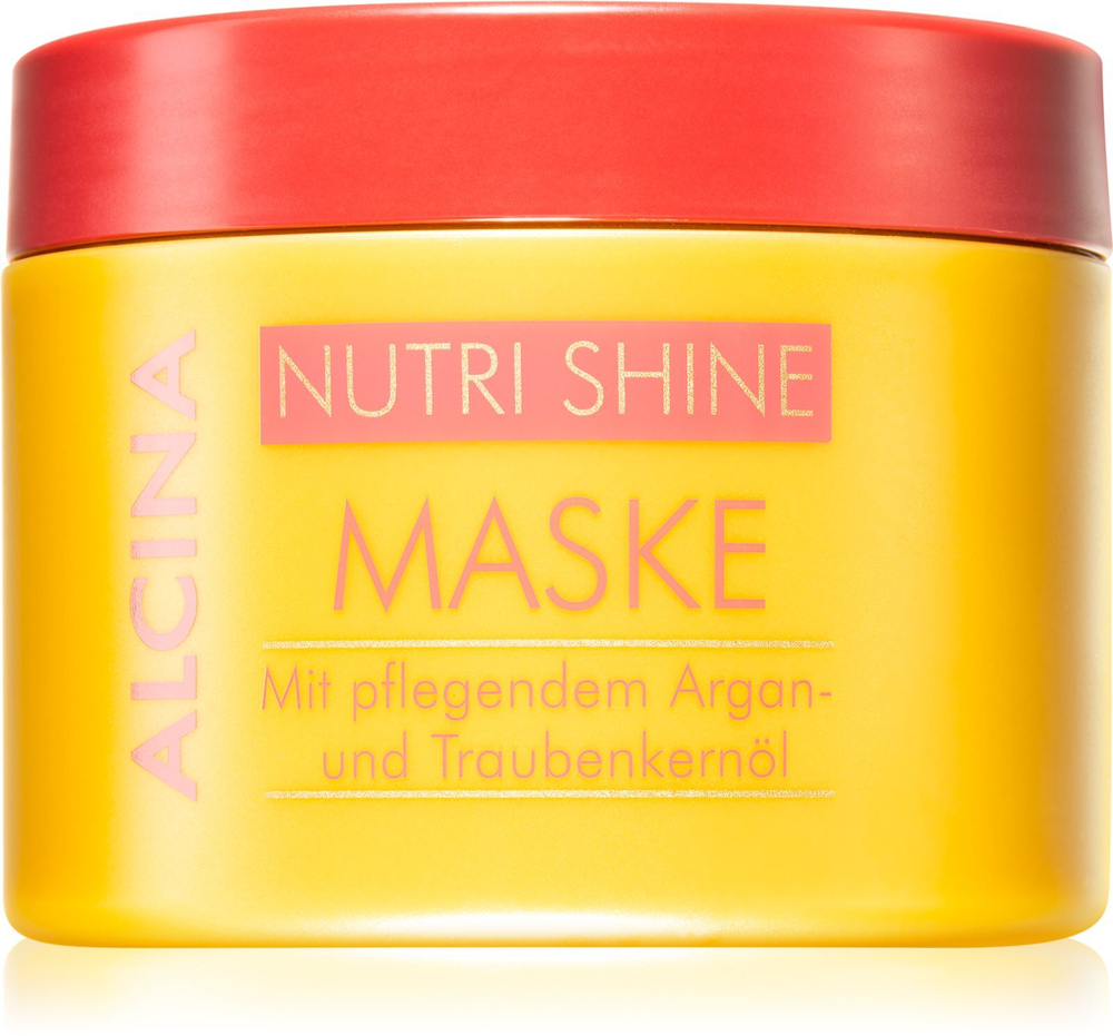 Alcina Nutri Shine - питательная маска для волос с аргановым маслом /   200  ml  / GTIN 4008666107886