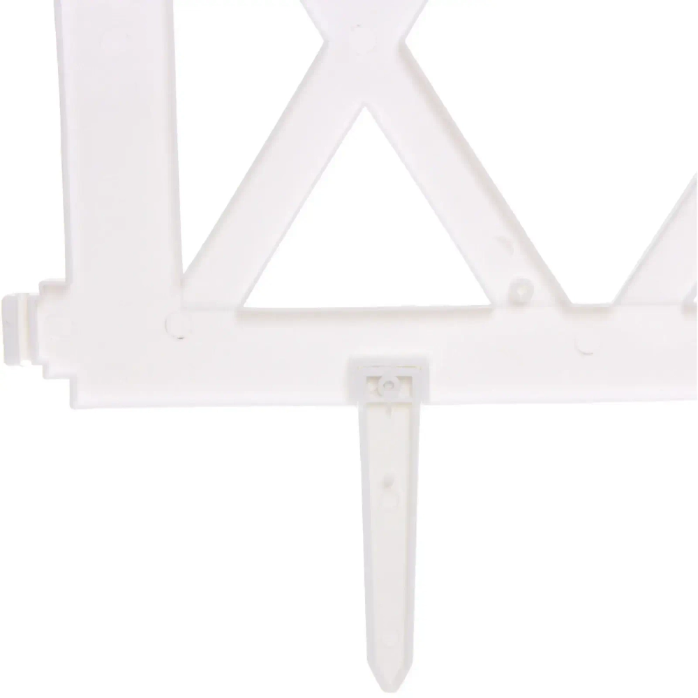 Садовое ограждение «Вилла» (1 секция 59,5*34 см), Белый