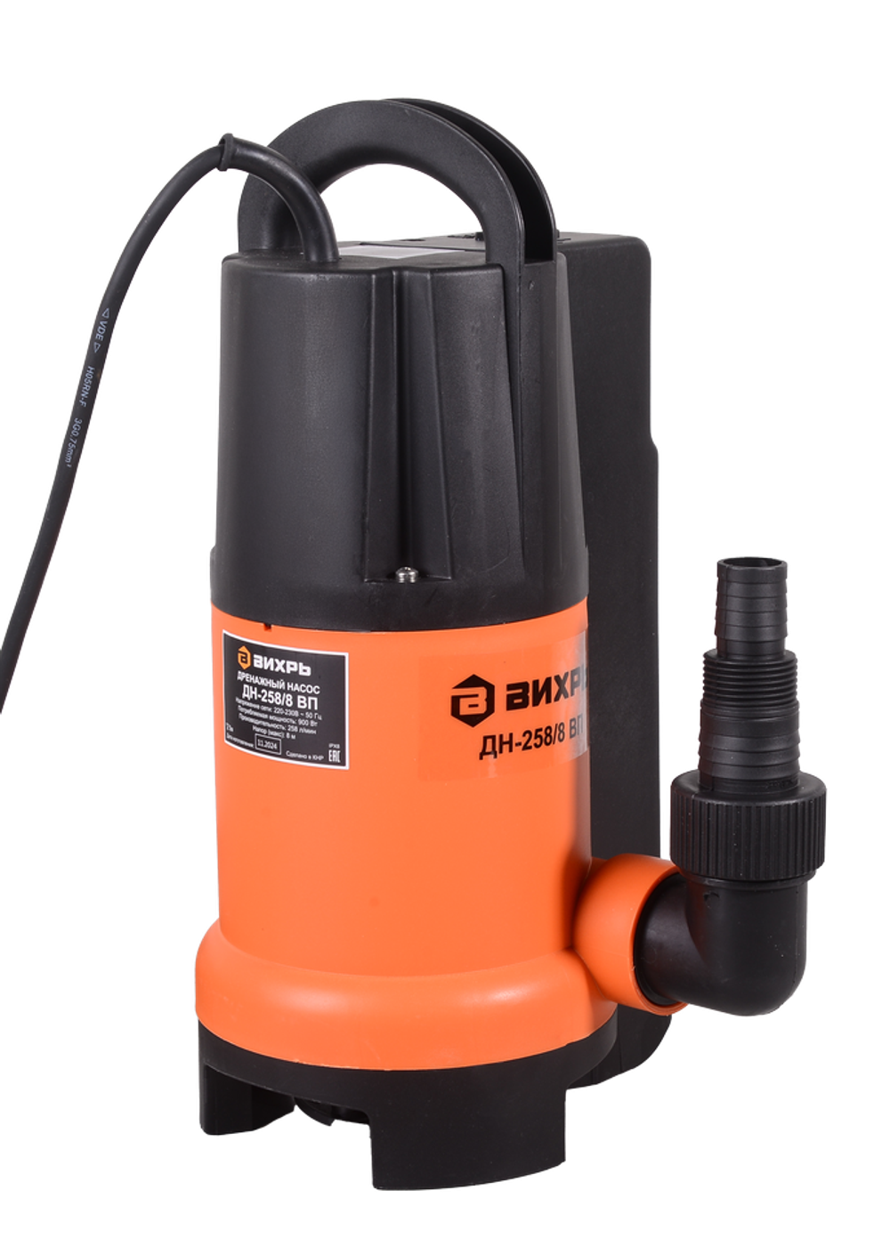 Дренажный насос Вихрь ДН-258/8 ВП