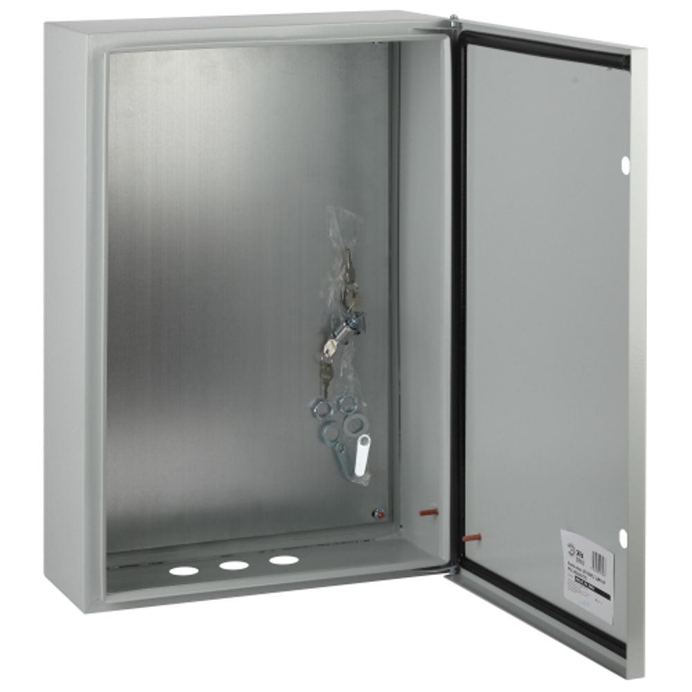 Корпус металлический ЭРА SIMPLE ЩМПг-07 (600х400х175) IP54 У2 серый | Корпуса металлические с монтажной панелью