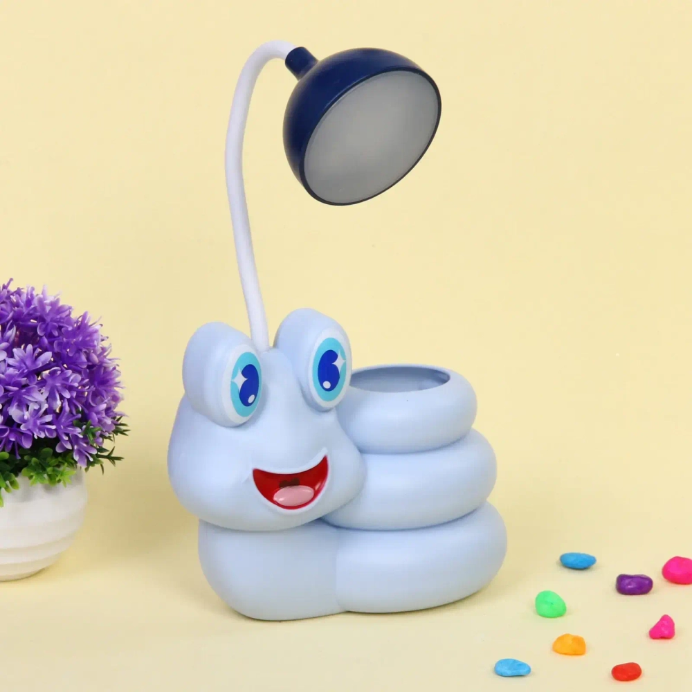 Настольная лампа «Sweet - Улиточка» 30*12*7 см LED с подстаканником, USB 0.6-3W, Голубой