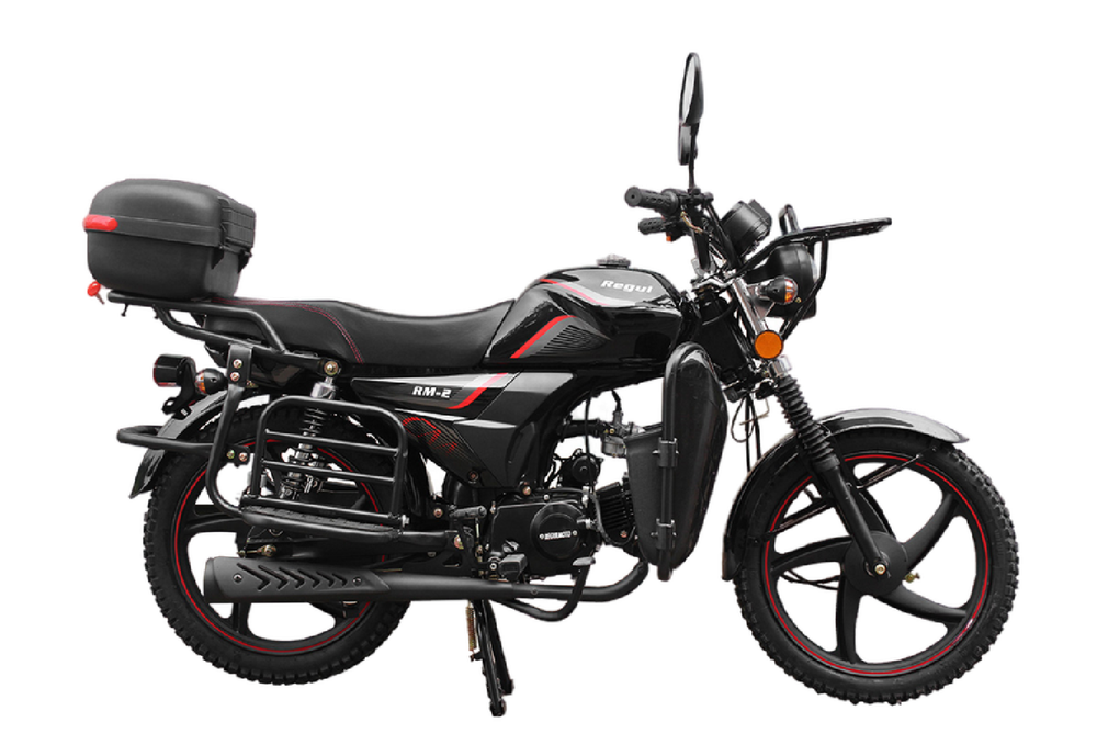 Мопед Regulmoto Alpha (RM-2), Черный (без кофра)