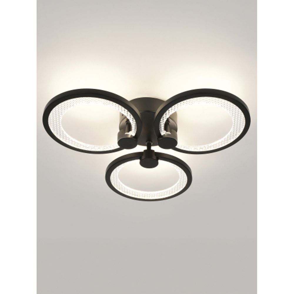 Светильник потолочный светодиодный ЭРА Модерн Odry CLL-1-46-RC BK с ДУ 46W 3000-6500К черный | Светильники SPB-6 с ДУ