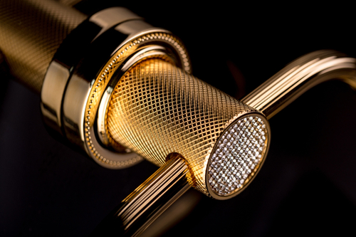 Boheme Крючок двойной ROYALE CRISTAL GOLD