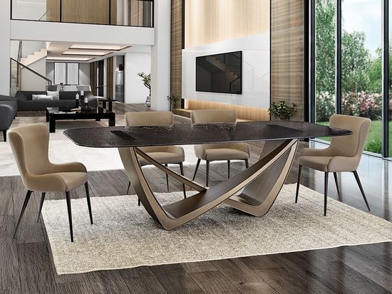 Genesis Обеденный стол 240 -бронзовый