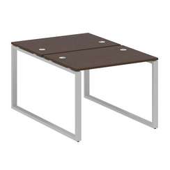 Metal System Рабочая станция на О-образном м/к БО.РАС-СП-2.1 Венге Цаво/Металл Серый 1000*1475*750