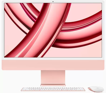 Apple iMac 24" Retina 4,5K, M3 2023 (8C CPU, 10C GPU), 8 ГБ, 512 ГБ SSD, розовый