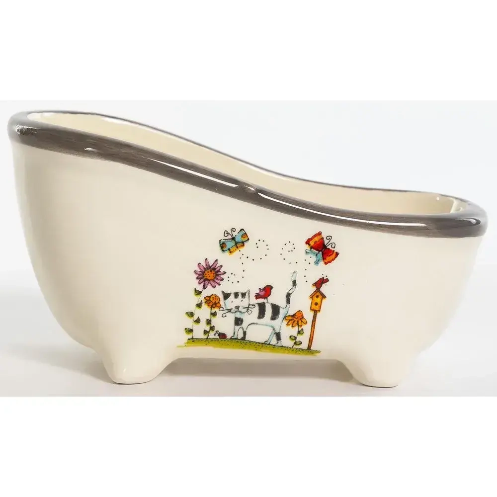 Подставка под губку 125мм Полосатый Кот