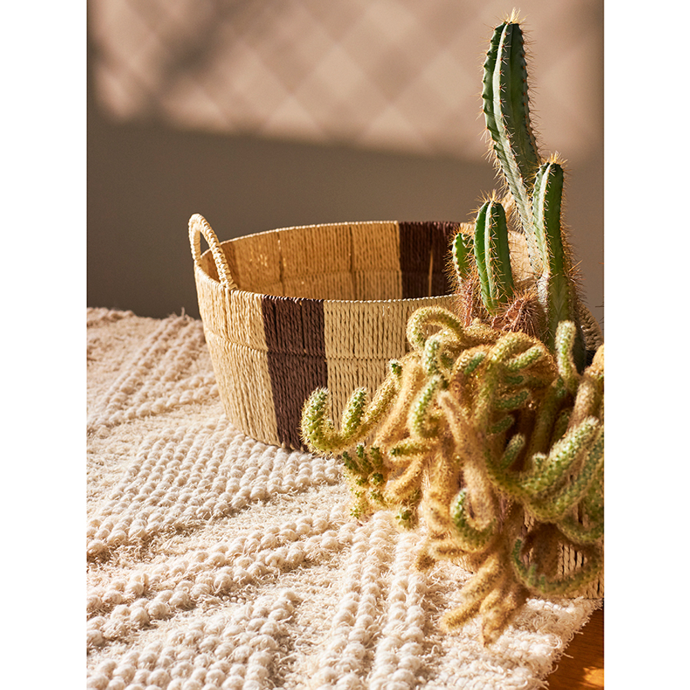 Корзина плетеная Tkano Bodhran Chocolate Ethnic tk24-st_ba0019