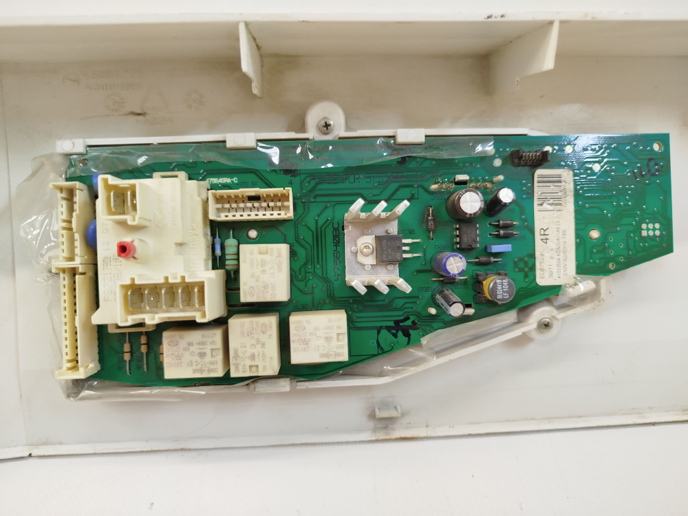 411 Силовой модуль управления в сборе с панелью индикации для стиральной машины Candy CTDF1006 / ED 5752BO б/у