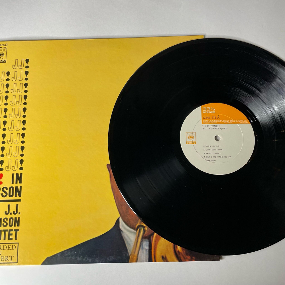 Винтажная виниловая пластинка LP The J.J. Johnson Quintet, J. J. In Person (Japan 1976) (No Obi)