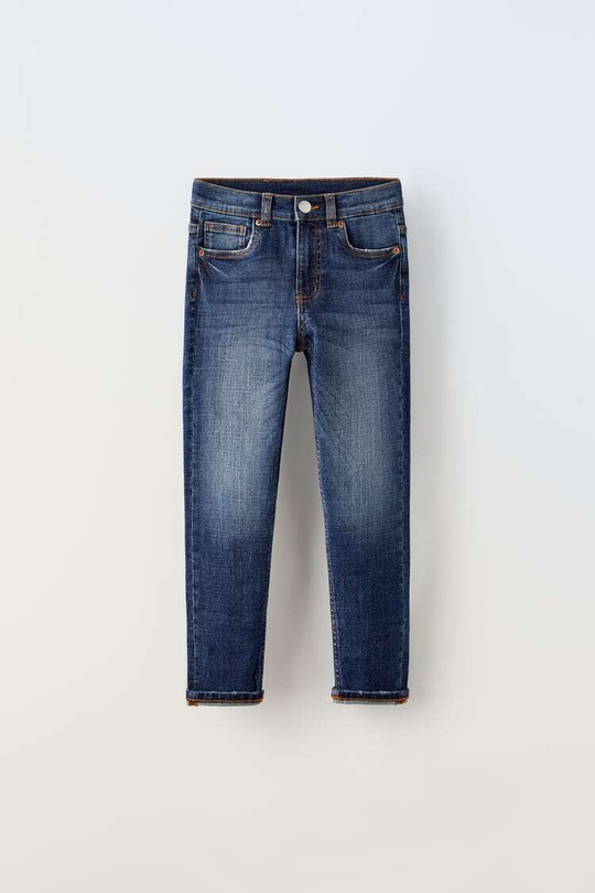 ZARA ДЖИНСЫ SKINNY FIT, СИНИЙ