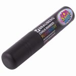 Маркер меловой "POP-ART" ЧЕРНЫЙ, 15 мм, сухостираемый, для гладких поверхностей, BRAUBERG, 151544