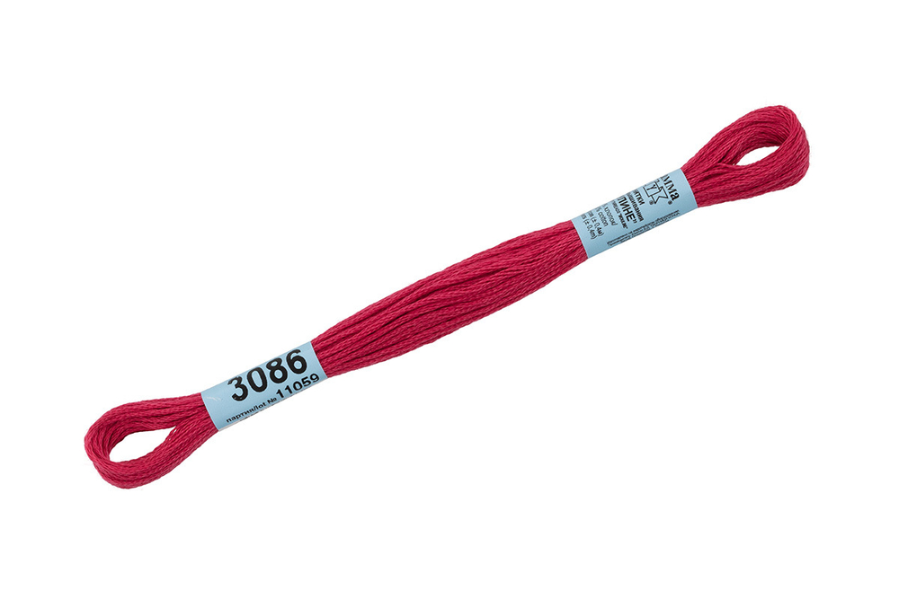 Мулине  "Gamma", 100% хлопок, 8 м, №3086