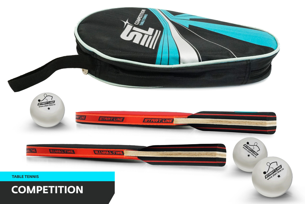 Набор SL COMPETITION 2 р-ки 3 *, 3 мяча 1*