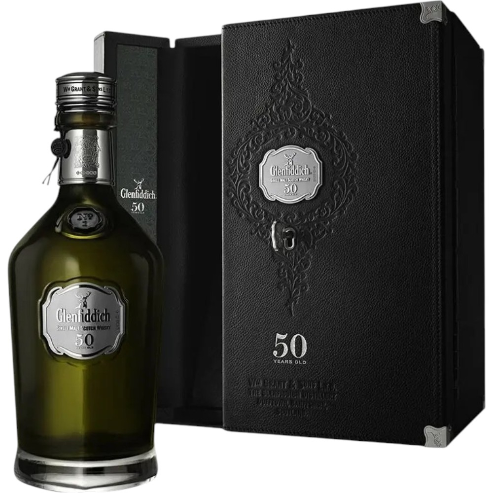 Виски Glenfiddich 50 Y.O. 0,7 л. В кожаной коробке