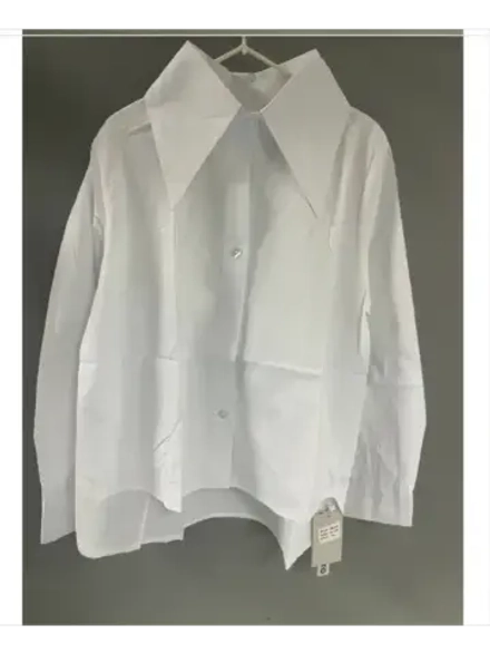 Белая рубашка школьная для девочки