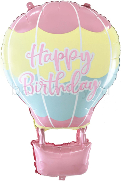 Шар (32''/81 см) Фигура, Воздушный шар на День Рождения, Розовый, 1 шт.