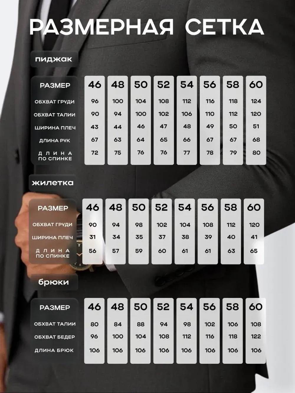 Костюм классический тройка