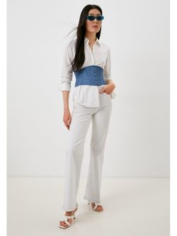 Джинсовый корсет-пояс